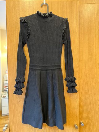 Vestido negro de fiesta Zara
