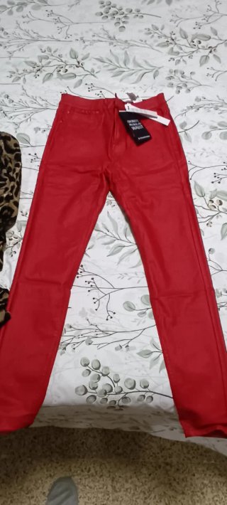 Pantalón Bershka Rojo