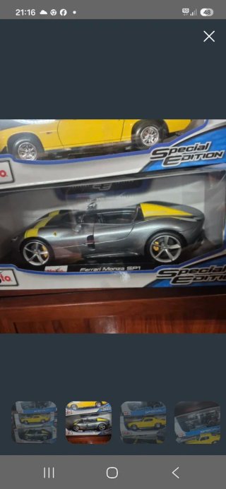 Maqueta Ferrari Monza SP1 1:18 Bburago