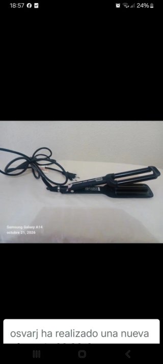 Plancha de ondas para el pelo