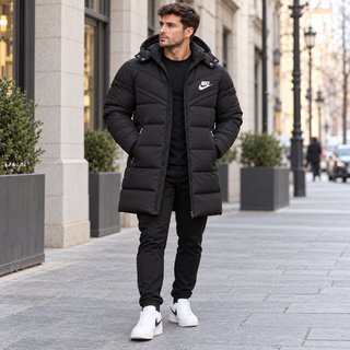 Parka Nike Negra Talla XXL