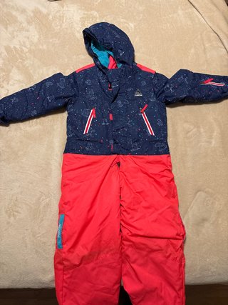 Mono de Nieve Wedze Azul y Rosa