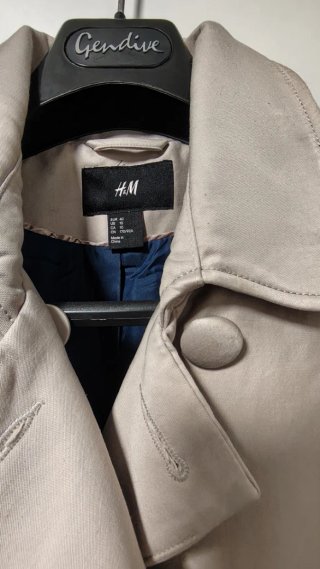 Gabardina Beige H&M Talla L