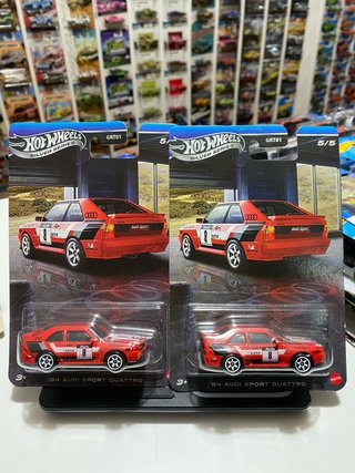 2 Hot Wheels '84 Audi Sport Quattro
