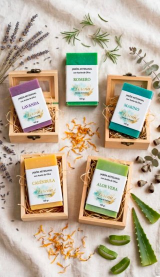Jabones Artesanales con Aceite de Oliva
