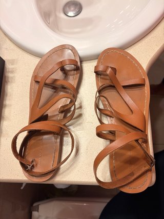 Sandalias Romanas Pull&Bear Marrones