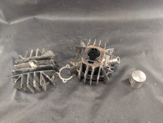 Cilindro y pistón Puch Minicross 74/80