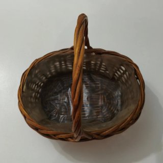 Cesta de Mimbre con Asa