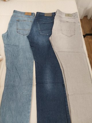 Lote de 3 pantalones vaqueros hombre