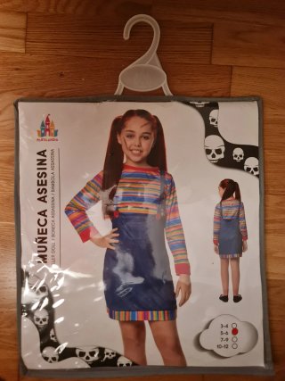 Disfraz de Muñeca Asesina para Niña