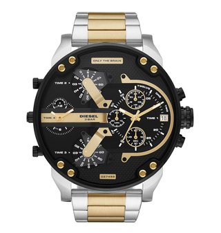 Reloj Diesel Mr Daddy nuevo negro y dorado