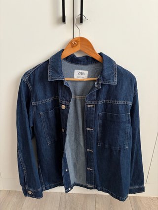 Cazadora vaquera Zara azul