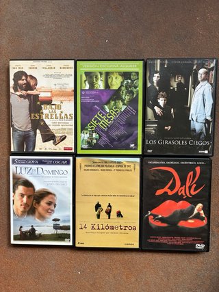 Lote de 6 Películas en DVD (Cine Español)