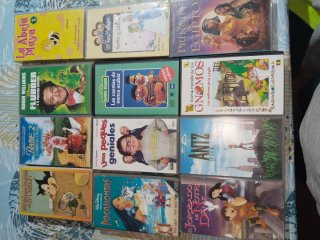 Lote de 12 Películas VHS Infantiles