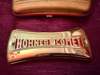 Armónica Hohner Comet afinada rondín pareado doble