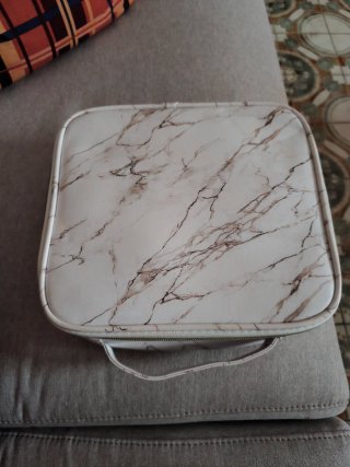 Organizador de Maquillaje Estampado Mármol