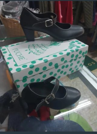 Zapatos de Flamenco Puche Negros