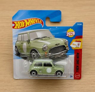 Hot Wheels Austin Mini Cooper S 2026 Verde Pastel