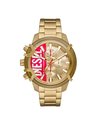 Reloj Diesel Griffed dorado, nuevo