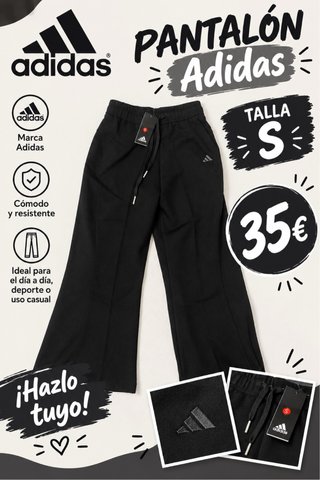 Pantalón de chándal negro talla S
