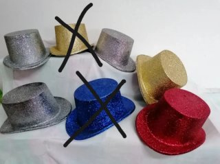 HALLOWEEN, SOMBREROS PURPURINA