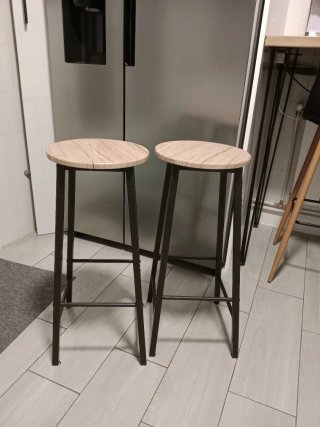 Set de 2 Taburetes Altos