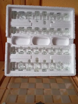 Ajedrez de Cristal Completo Brillo-Mate