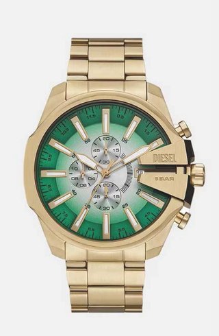 Reloj Diesel nuevo, dorado