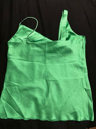 Blusa de tirantes verde