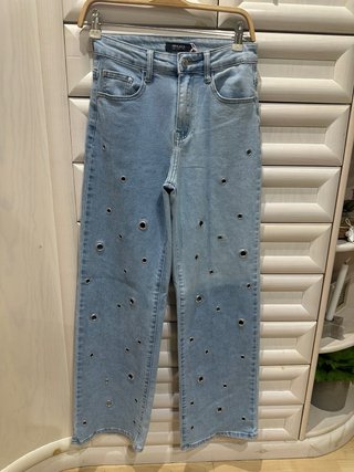 Vaqueros Mulaya Azul con Tachas Talla XS