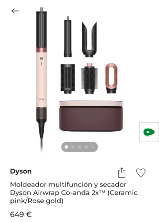 Dyson Airwrap Moldeador y Secador