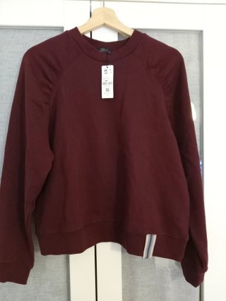 Sudadera Parfois Granate Talla M