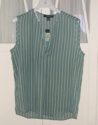 Blusa Primark Verde Rayas Talla 40
