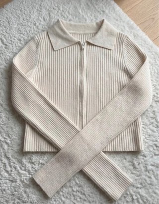 Camiseta manga larga con cremallera Shein