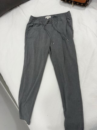 Pantalón Gris Raya Diplomática H&M