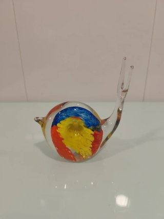 Caracol de Cristal Italiano Multicolor