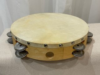 Pandereta de Madera y Piel