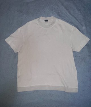 Camiseta Bershka Manga Corta Beige
