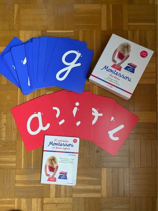 Juego Montessori: Las Letras