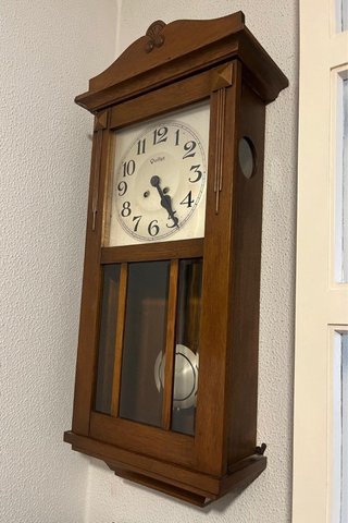Reloj de pared Quillet de madera