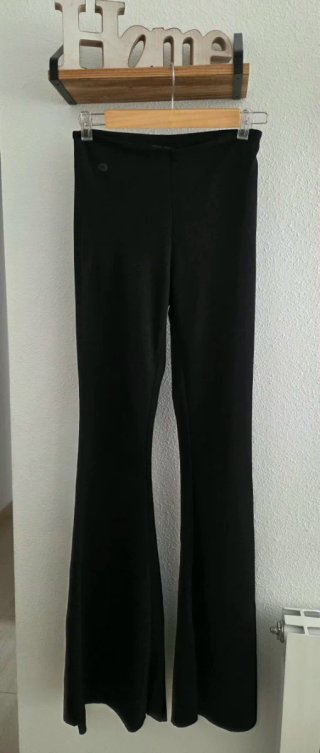 Pantalón de campana negro Talla S