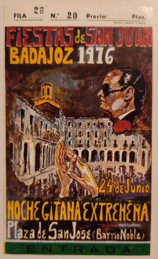 Entrada Fiestas San Juan Badajoz 1976