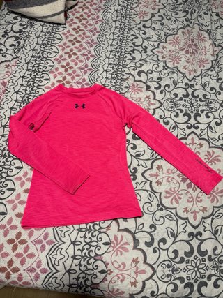 Top térmico deportivo Under Armour rosa