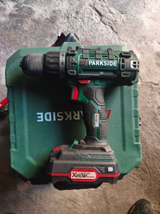 Taladro parkside con batería