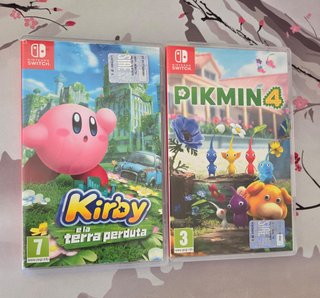 Kirby y la Tierra Olvidada + Pikmin 4 para switch