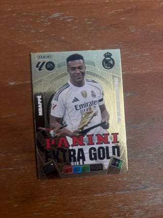 Cromo Panini Extra Gold Mbappé