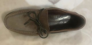 Zapatos náuticos de piel marrón