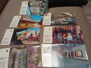 Lote de 7 Postales Feria Valencia 1968