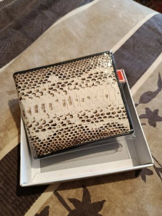 Cartera de Piel de Pitón
