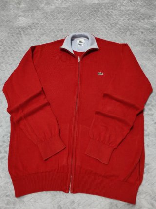 Cárdigan Lacoste Rojo Talla M